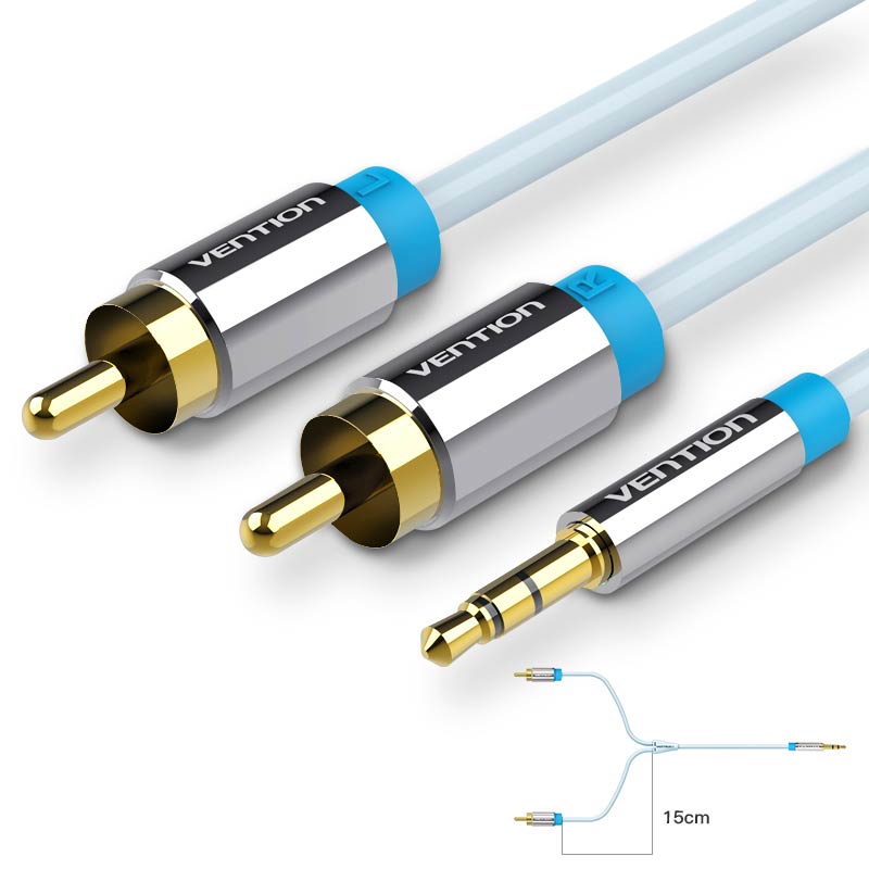 Vention RCA Cable 3.5 to 2rca  - Home Cinema Tv ulasan dan harga
